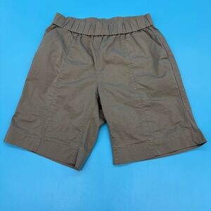 Duluth Cotton Women’s Khaki Safari Shorts Elastic Waist Size 4